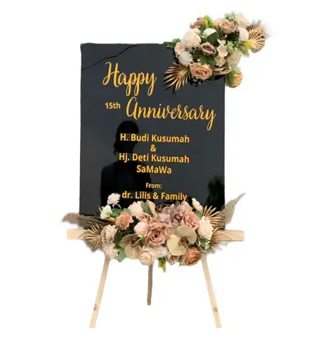 Papan Bunga Akrilik citangkil