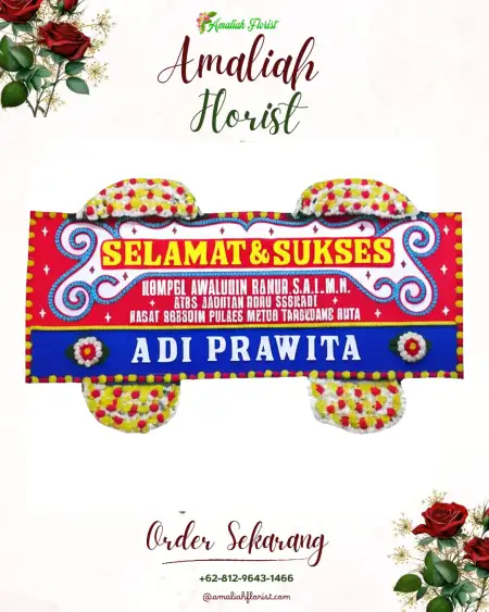 Papan Bunga Ucapan Selamat citangkil